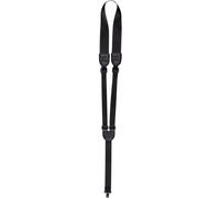 Ortega Guitars Sangle de Rosace pour Guitare - Réglable - pour Guitare Acoustique - Nylon Straps Hook Series - Nylon, Noir (OGSHK-BK)