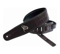 Ortega OSCU-1 - Sangle en cuir série Custom - Dark brown croco G