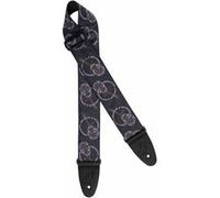 OSN-65SKBK - Sangle guitare skulls noir