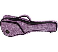 ORTEGA OUB-SO-PUJ Housse pour ukulélé soprano Aspect denim Violet