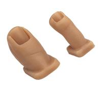 Orteils de pédicure en silicone avec texture naturelle pour ongles avancés, exercices professionnels pour nail art, sculpture des orteils
