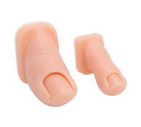 Orteils de Pratique de Manucure en Silicone, Pratiques Artistiques à L'onglet Toes Artificiels avec une Vraie Texture de Peau, Modèle D'orteil en Silicone Doux pour (Numéro 1)