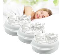 Orthese Anti Ronflement 2024 New Dream Hero Mouth Guard Gouttière Dentaire Anti Bruxisme Réglable Réutilisable Portable Avec Un Boîtier De Rangement Pratique Pour Homme Femme (3Pcs)