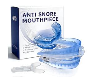 Orthese Anti Ronflement, Gouttière Anti-Ronflement & Bruxisme, Doux et Confortable Gouttiere Anti Ronflements, Embout Buccal Anti-Ronflements, Améliore La Qualité Du Sommeil les Femmes Hommes