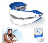 Orthese Anti Ronflement, Gouttiere Anti Ronflement Protège-dents Malléables Réutilisable, Dispositifs Anti-Ronflement Apnee du Sommeil Anti Ronflement Efficace avec Boîte de Rangement