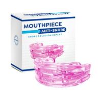Orthese Anti-Ronflement Silicone RÉGLABLE - Gouttière Anti-Ronflement & Bruxisme - Efficace Hommes/Femmes - Puissant, Adaptable, Sécurité Dentaire (Blue) (Rose)