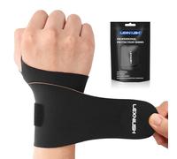 Orthèse Bandage Poignet pour Canal Carpien, Tendinite, Entorse, Arthrose, Respirant Compression Réglables Attelle Poignet Droit/Gauche avec Ouverture pour le Sport, Travail, Femme/Homme, Noir