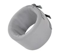 Orthèse de cou pour chien | Collier conique pour chien, clinique vétérinaire, chat, chaton, taille M, L, pour soins des plaies, gris, L