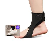 Orthèse de pied tombant, attelle de soutien de cheville, sangles réglables, coussinets de soutien de stabilité pour orthèse de pied tombant, pour chaussures d'AVC hémiplégiques, marche Atmosphere