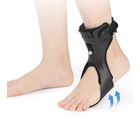 Orthèse De Pied Tombant, Orthèse De Pied De Cheville, Attelle De Nuit,Pied Tombant Posture Releveur Soutien pour Hommes Femmes Right,Large