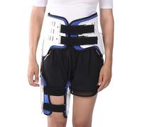 Orthèse de stabilisation de hanche, orthèse corrective de stabilisation de la hanche adulte avec charnière, soulagement de la douleur du nerf sciatique (couleur : deux jambes) (les deux jambes)