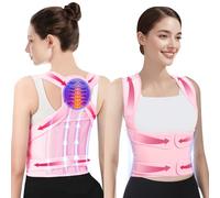 Orthèse dorsale réglable pour la posture, correcteur de scoliose, PINK, L