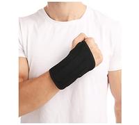 Orthèse élastique de Poignet Souple Attelle Poignet Canal Carpien Nuit Orthèse de Soutien de Poignet Orthese Poignet Canal Carpien Main Droite Bandage Poignet pour Tendinite,Entorse,Arthrite,Noir-S/M