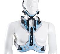 Orthèse Fixe de Tête, Cou et Poitrine, Orthèse Cervicale Réglable, Attelle de Cou de Traction en U pour Collier Cervical Orthèses de Traction Fixes Soutien pour Fractures Vertébrales Lombaires, Arth