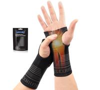 Orthèse Poignet Droit, Compression Attelle de Poignet pour Canal Carpien, Tendinite , Arthrose Et Entorse, Soulagement de la Douleur, 1 Paire Respirant élastique Orthèse Poignet pour le Sport, M