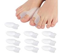 Orthèse pour Hallux Valgus - Correcteur de Pied en Silicone pour Gros orteil - Soulagement de la Douleur et Alignement des orteils - Utilisation de Jour et de Nuit, Confortable et Réutilisable