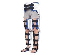Orthèse Réglable Hanche Genou Cheville pour Soutien Articulaire et Stabilité - Stabilisateur de Jambe Réutilisable, Aide à la Récupération Post-Opératoire, Gauche/Droite