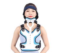 Orthèse Thoracique cervicale réglable pour la tête, Le Cou, la Poitrine, Le Soutien Lombaire, Le correcteur de Posture pour Le Haut du Dos pour Hommes et Femmes