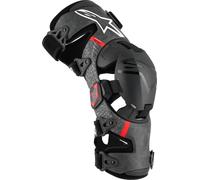 Alpinestars Supertech RK-10 Plasma Orthèses de genou, noir-rouge, taille S pour homme