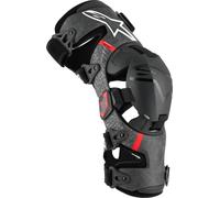 Alpinestars Supertech RK-10 Plasma Orthèses de genou, noir-rouge, taille M pour homme