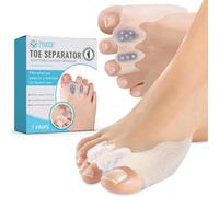 Orthèses pour Orteil Valgus, Réglable Redresseur Orteil, Réutilisable Correcteur D'orteils, Séparateurs d'orteils Homme et Femme, Soulager les frottements, Utilisation quotidienne