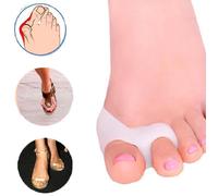 Ortheses X 2 Doigts Hallux Valgus Orteil Silicone Oignons Pieds Orteils