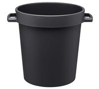 Orthex Bac 30 L Noir | Maison, jardin, chalet, nourriture, aliments pour animaux de compagnie | Intérieur et extérieur - Toutes saisons | Poignées intelligentes | Sécurité alimentaire | L38xW47xH40cm