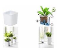 orthex Cache-pot EDEN, largeur : 200 mm, blanc Blanc G