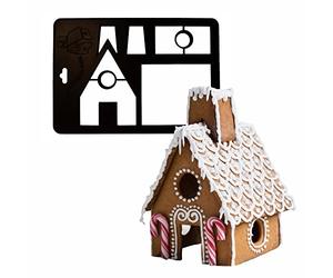 Orthex Emporte Pièce 3D - en Forme de Maison en Pain d'Épices - Moule à Biscuits pour des Cookies Originaux - pour Un Anniversaire ou Un Noël Uniques - GastroMax