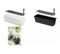 orthex Jardinière BALCONY, largeur : 750 mm, blanc Blanc G