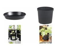orthex Pot de fleurs CULTIVATE, diamètre: 120 mm, noir