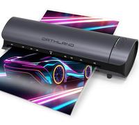 Orthland Plastifieuse A3, Machine à Plastifier avec 30 Pochettes Plastification pour A3 A4 A5 A6, 9 in 1 Plastifieuse Thermique et Froid avec Papier Massicot et Arrondisseur pour École Bureau Famille