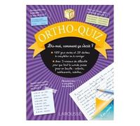 Ortho Quiz - Collectif - Larousse - broché - Guide