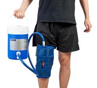 ORTHOCHILL Cryo Cuff and Gravity Fed Cooler System - Compression froide efficace pour le genou, la cheville ou l'épaule (genou)