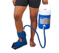 ORTHOCHILL Cryo Cuff and Gravity Fed Cooler System - Compression froide efficace pour le genou, la cheville ou l'épaule (cheville)