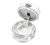 Orthodontic Tray Holder - Daily Sanitizing Vessel, Mouthpiece Organizer, Compact Shell, Secure Seal Accessory | Deep Soaking Bath Device for Maintaining Cleanliness During Active Lifestyle