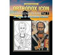 Orthodox Icon Coloring Book Vol. 7: 20 Icons of Novgorod School