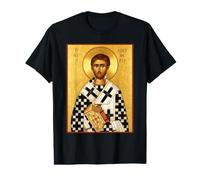 Orthodox Icon Eleutherius of Rome T-Shirt Graphique avec Valeur