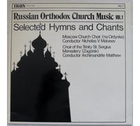Orthodox Music - Russian Orthodox Church Music vol. 1 - Selected Hymns and Chants - Moscow Church Choir ('na Ordynke) - Zagorsk Monastic Choir--Vinyl LP-IKON RECORDS-IKO 1--