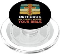 Orthodox My Church Wrote Your Bible Orthodoxe Christianisme PopSockets PopGrip pour MagSafe