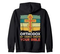 Orthodox My Church Wrote Your Bible Orthodoxe Christianisme Sweat à Capuche
