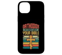 Orthodoxe Mon Église a écrit Votre Bible Orthodoxe Oriental Coque pour iPhone 14 Plus