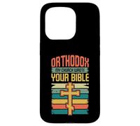 Orthodoxe Mon Église a écrit Votre Bible Orthodoxe Oriental Coque pour iPhone 15 Pro