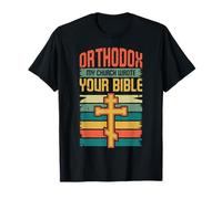 Orthodoxe Mon Église a écrit Votre Bible Orthodoxe Oriental T-Shirt