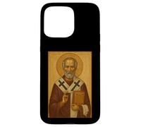 Orthodoxe Saint Nicholas de l'icône de Myra Coque pour iPhone 15 Pro Max