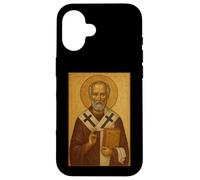 Orthodoxe Saint Nicholas de l'icône de Myra Coque pour iPhone 16