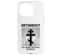 Orthodoxie sans additifs drôle chrétien orthodoxe Coque pour iPhone 15 Pro Max