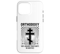 Orthodoxie sans additifs drôle chrétien orthodoxe Coque pour iPhone 16 Pro Max