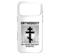 Orthodoxie sans additifs drôle chrétien orthodoxe Coque pour iPhone 17 Pro Max