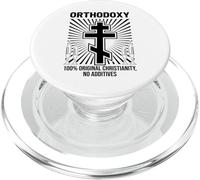 Orthodoxie sans additifs drôle chrétien orthodoxe PopSockets PopGrip pour MagSafe